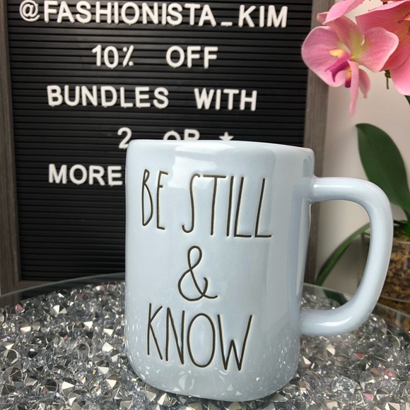 🙏🏼 New Rae Dunn BE STILL AND KNOW mug - Picture 5 of 10